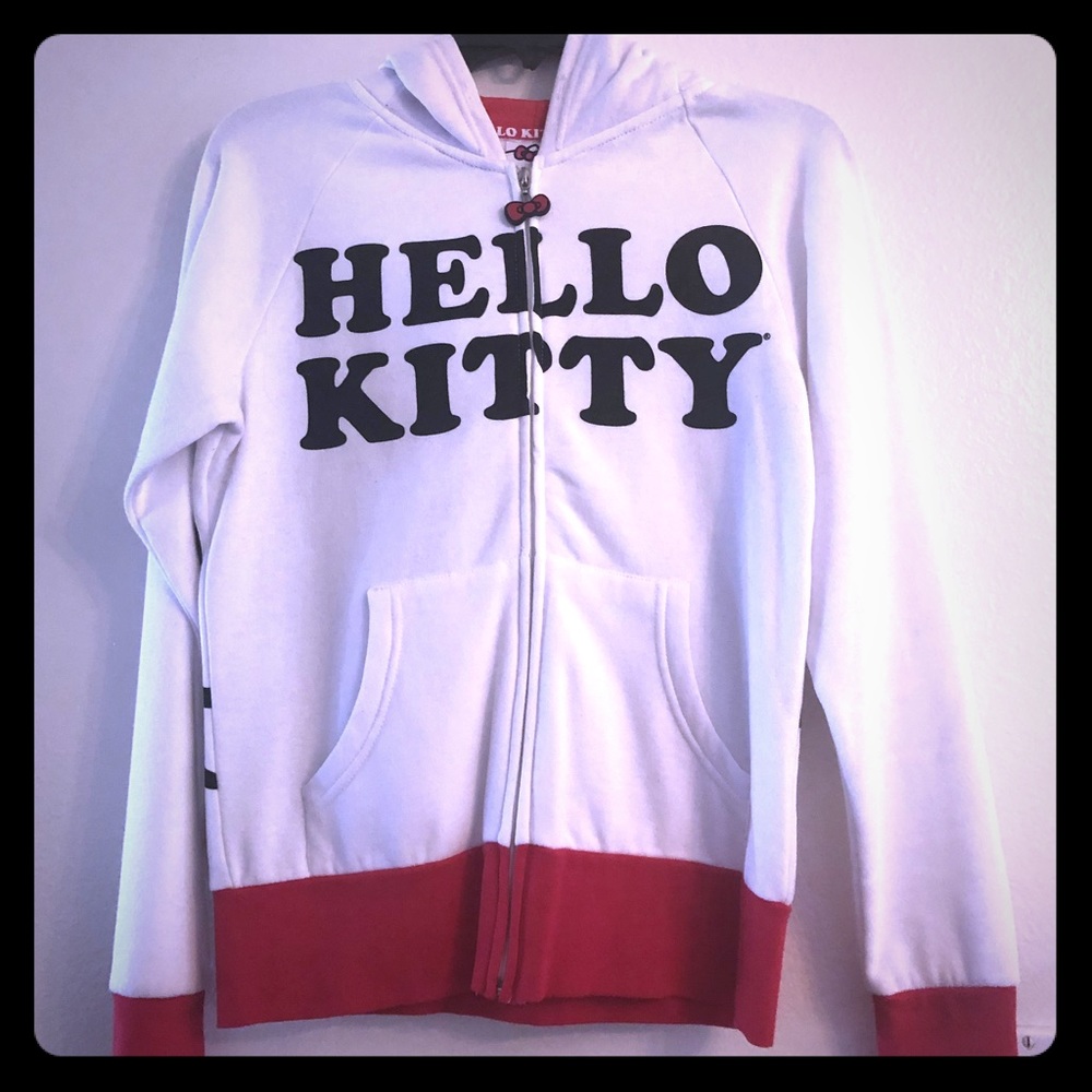 Hello kitty sweat zipper jacket